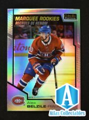2020-21 O-Pee-Chee Platinum Base Rainbow Marquee Rookie #187 Alex Belzile